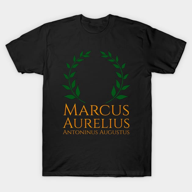 Marcus Aurelius Stoic Philosopher Ancient Roman Emperor T-Shirt by Styr Designs